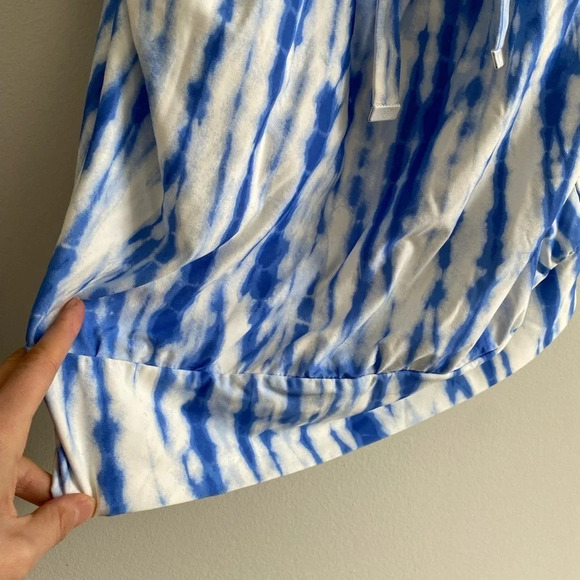 NWT MICHAEL Kors Striped Blue and White Tankini Swimsuit Size S - Picture 6 of 15